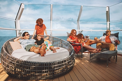 Carnival Cruise Line family enjoy time onboard Carnival Cruise Line family enjoy time onboard