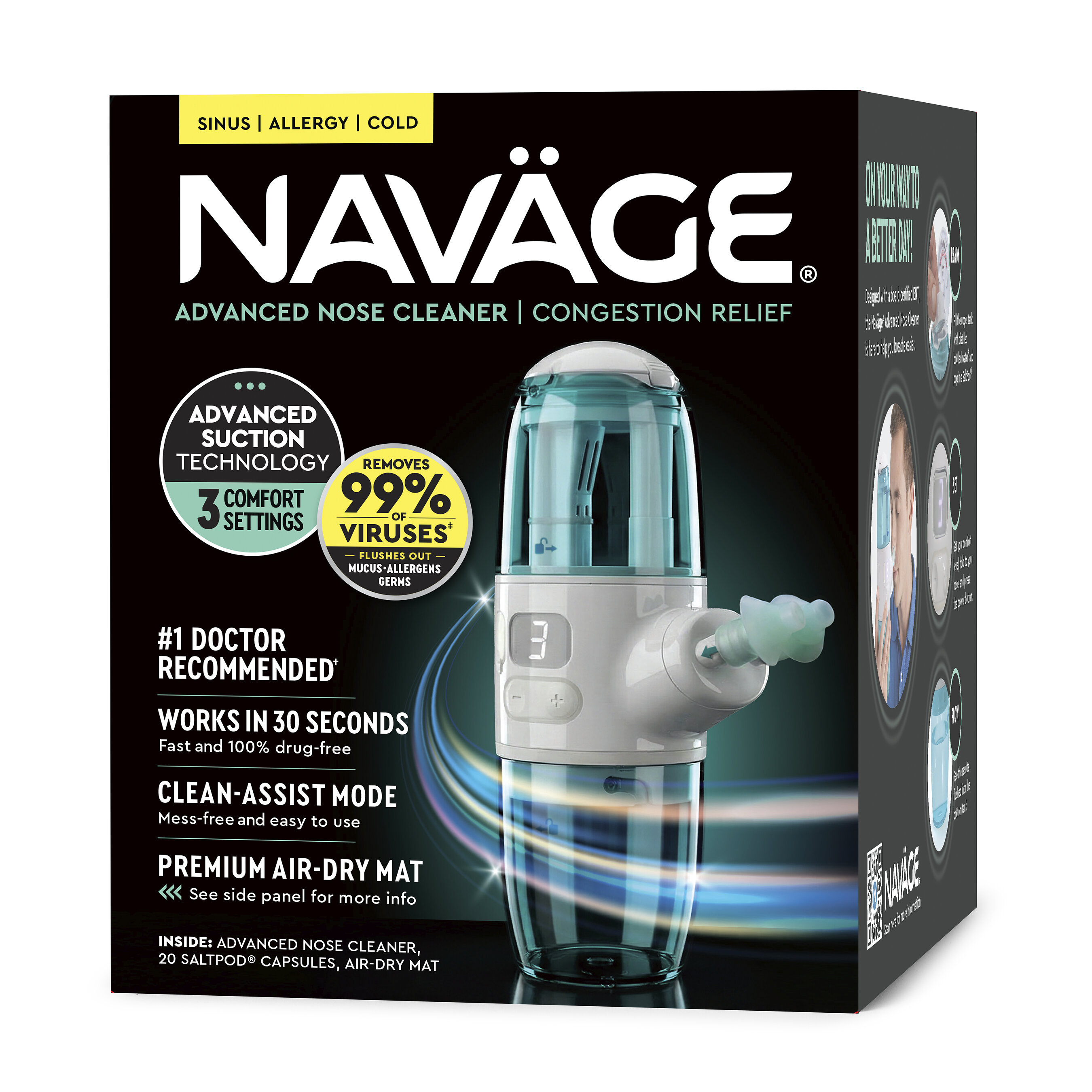 Naväge® Introduces Its Most Advanced Nose Cleaner Yet for Fast, Smart Congestion Relief