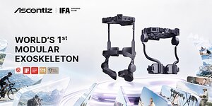 Ascentiz Brings H + K to IFA 2026, Showcasing the World's First Modular Exoskeleton Platform