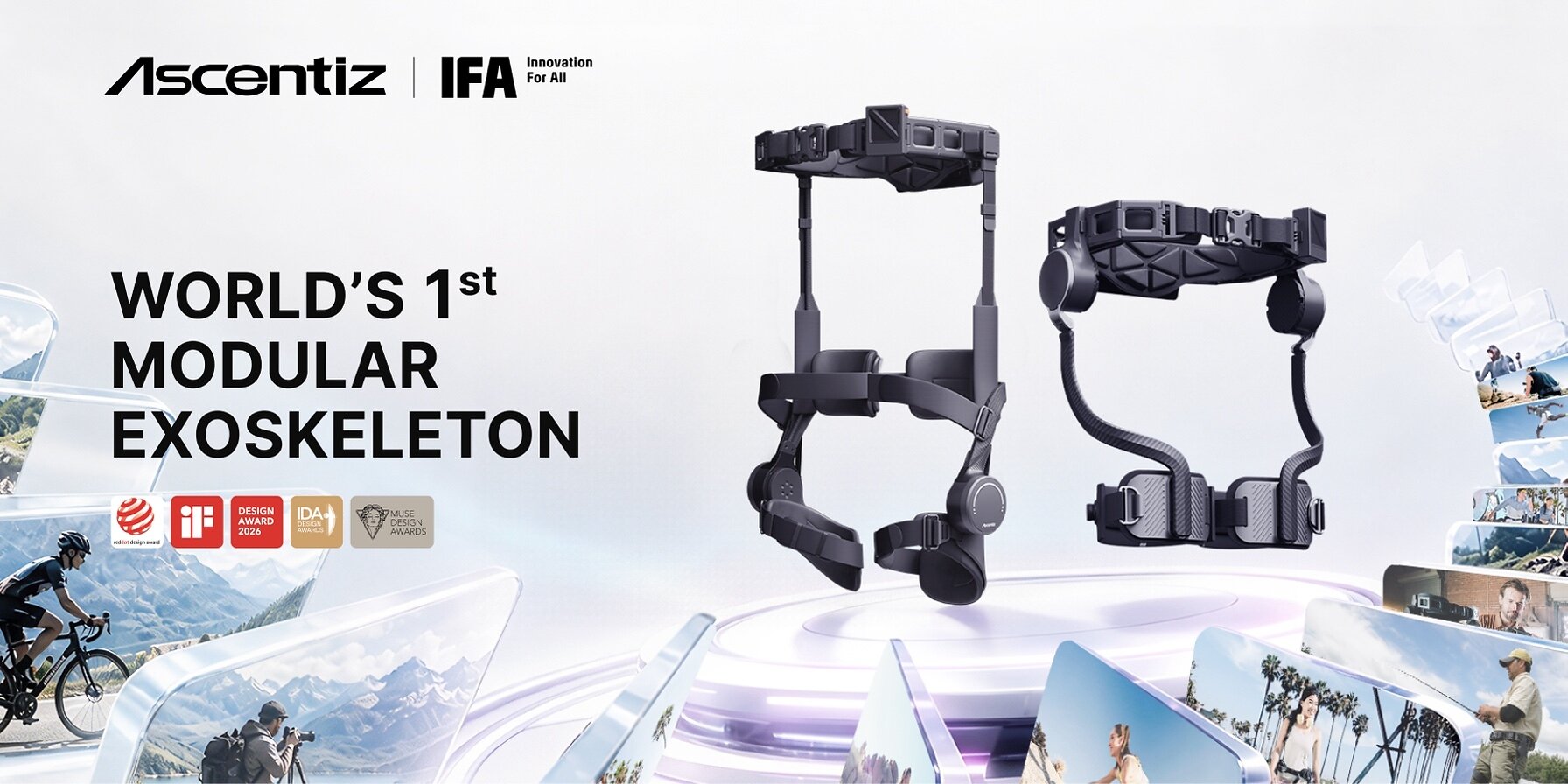 Ascentiz presenta H + K en IFA 2026, mostrando la primera plataforma de exoesqueleto modular del mundo
