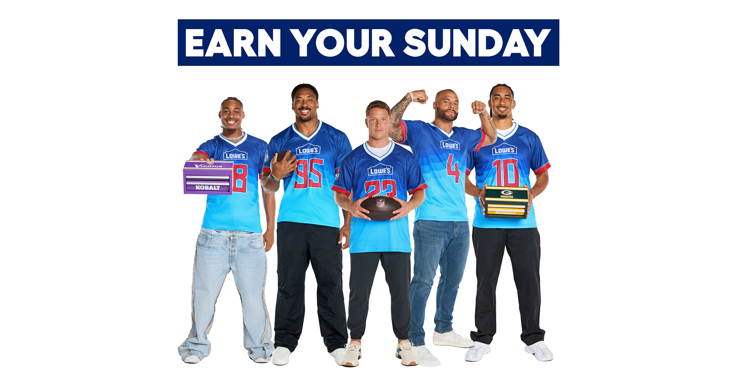 LOWE'S KICKS OFF YEAR TWO OF 'EARN YOUR SUNDAY' WITH EXPANDED ROSTER OF NFL SUPE...