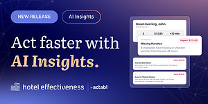Actabl's AI Insights Cut Overtime Share of Hours by 13% Across 100-plus Hotels