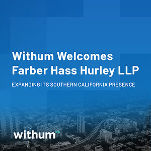 Farber Hass Hurley LLP Joins Practice With Withum