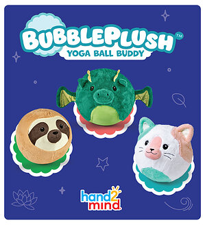 hand2mind Expands Viral BubblePlush™ Yoga Ball Buddies with Three New Characters