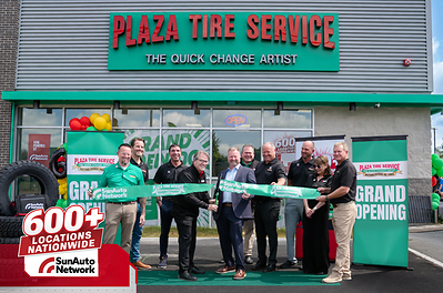 Sun Auto Tire & Service Celebrates 600th Store Milestone with Opening of New Plaza Tire Service in Bowling Green, Kentucky