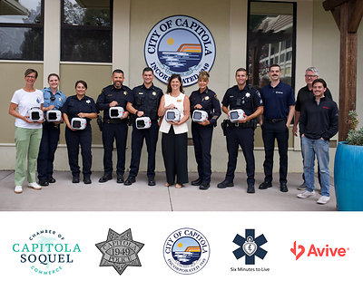 Capitola Police Department Equips Entire Patrol Fleet with Life-Saving Avive Connect AED®s