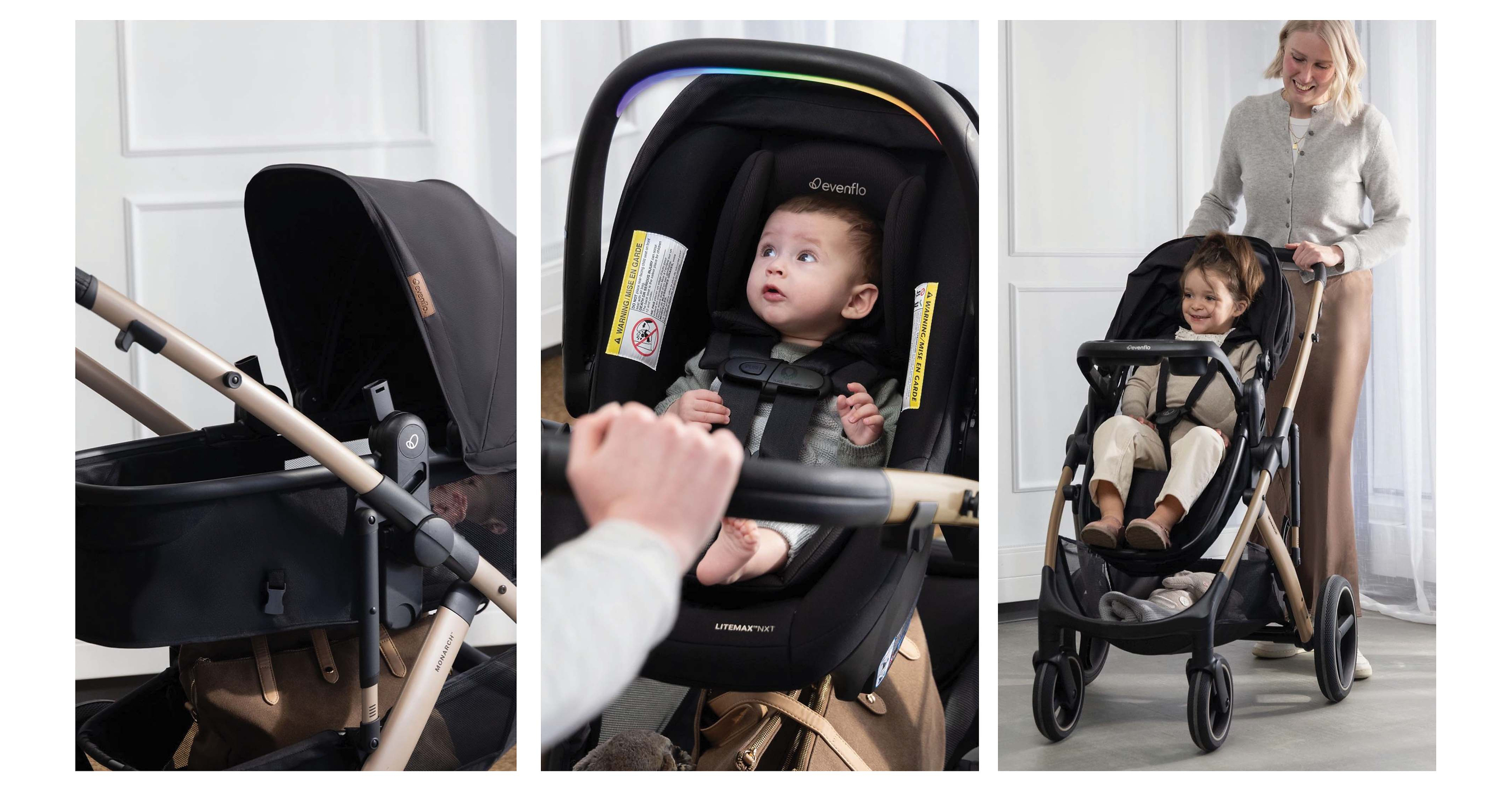 Evenflo® Introduces Monarch™ Travel System, Bringing Premium Comfort, Style and Thoughtful Innovation to Every Journey