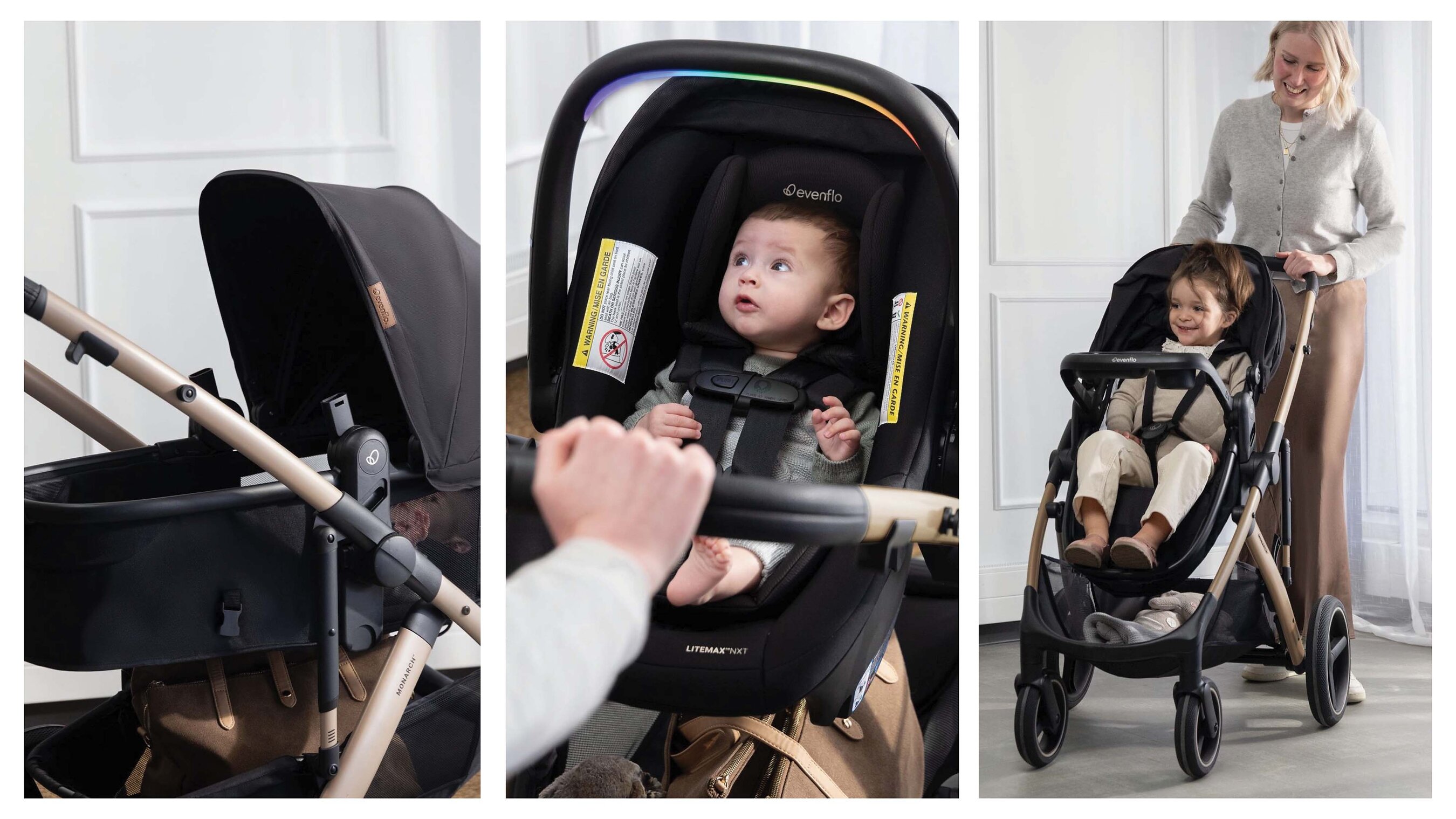 Evenflo® Introduces Monarch™ Travel System, Bringing Premium Comfort, Style and Thoughtful Innovation to Every Journey