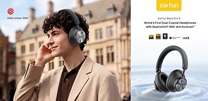 EarFun Unveils Flagship Wave Pro X: The World's First Dual-Coaxial Headphones with Qualcomm® ANC Technology and Auracast™