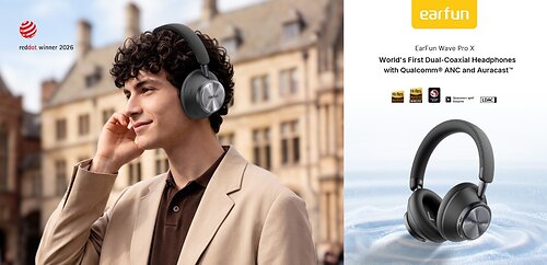 The World's First Dual-Coaxial Headphones with Qualcomm® ANC and Auracast™