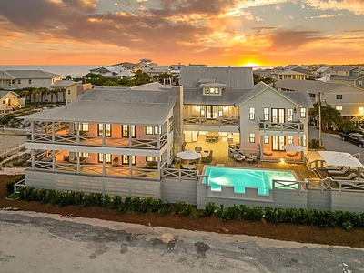 This storied residence has been reimagined for modern coastal living, with architectural design by Gregory D. Jazayeri, interiors by Tami Owen of Owen Group Interiors, and reconstruction led by Daniel Brock. The result is a rare blend of Grayton history, thoughtful design, and contemporary comfort. 