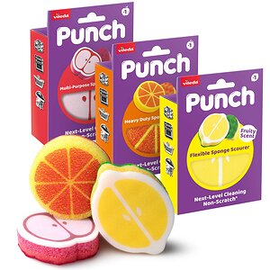 Vileda Brings More Punch to Everyday Cleaning with New Fruit-Inspired Sponge Collection