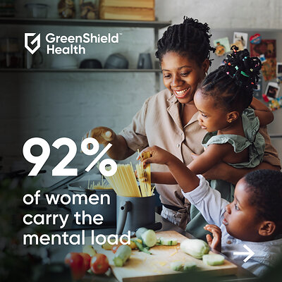 92% of women carry the mental load