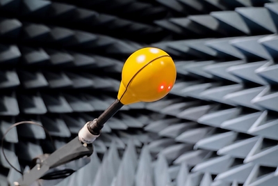 H-Field probe in an anechoic chamber H-Field probe in an anechoic chamber