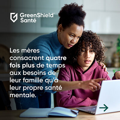 Les mères consacrent quatre fois plus de temps aux besoins de leur famille qu’à leur propre santé mentale