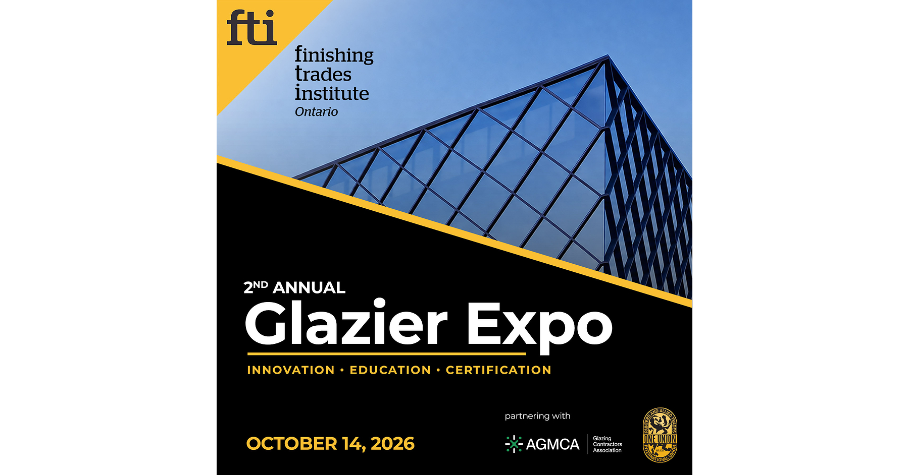 FTI Ontario Announces 2nd Annual Glazier Expo 2026