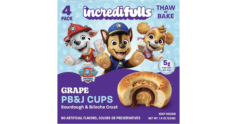 INCREDIFULLS® AND PAW PATROL® TEAM UP TO BRING MORE ADVENTURE TO THE CLASSIC PB&J