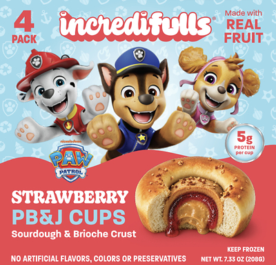 INCREDIFULLS® x PAW PATROL® Strawberry PB&J Cups