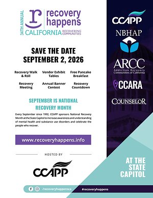 California Hosts 34th Annual Recovery Happens at State Capitol on September 2