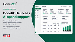 CodeROI Launches the CodeROI AI Agent: R&D Tax Credits, Section 174, and Software Capitalization on Your AI Spend