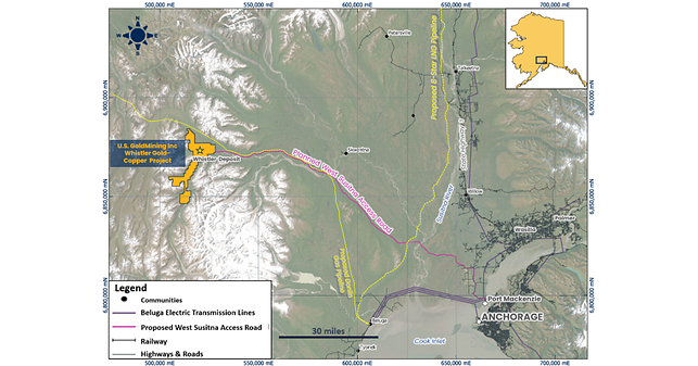 U.S. GoldMining Provides Update on State-Led West Susitna Access Road, AIDEA Authorizes up to $25 Million in Funding for the State's Planned Geotechnical and Engineering Work