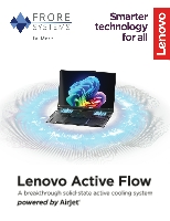 Frore Systems and Lenovo Unveil World’s First Ultra-Slim Ultra-Quiet Notebook Featuring AirJet Solid-State Active Cooling
