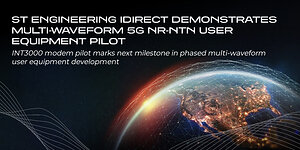 ST Engineering iDirect Demonstrates Multi-Waveform 5G NR-NTN User Equipment Pilot