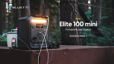 BLUETTI Launches the Elite 100 mini: Its Smallest 1 kWh Portable Power for Travel and Home