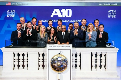A10 Networks at the NYSE on September 1