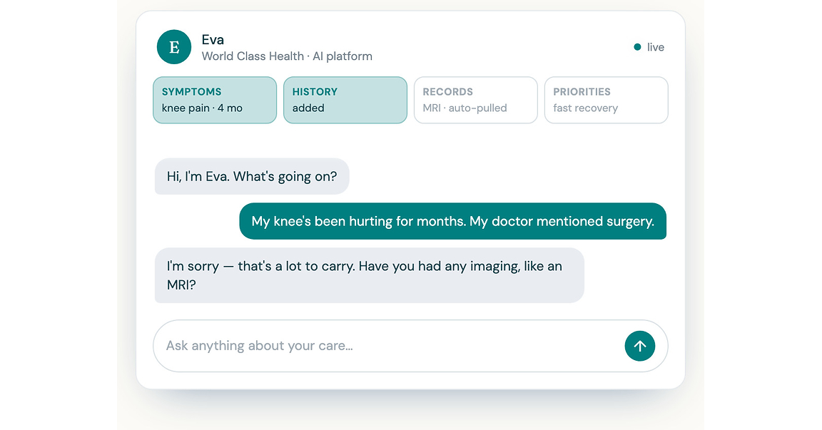 World Class Health Introduces The AI Specialty Clinic™