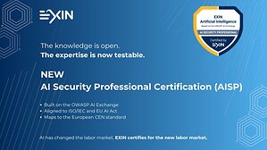 EXIN launches the AI Security Professional certification, built on the OWASP AI Exchange -- making AI security skills transparent and verifiable