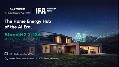 Zendure představuje na veletrhu IFA 2026 systém Agentic HEMS: „Domácí energetické centrum éry AI"