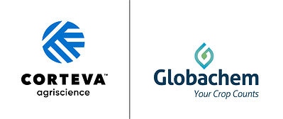 Corteva and Globachem Logos