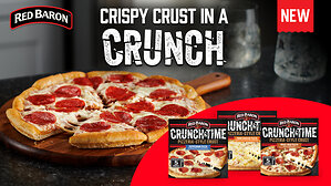 Red Baron® brand reinvents microwave pizza with crispy, multi-serve CRUNCHTIME™ pizza