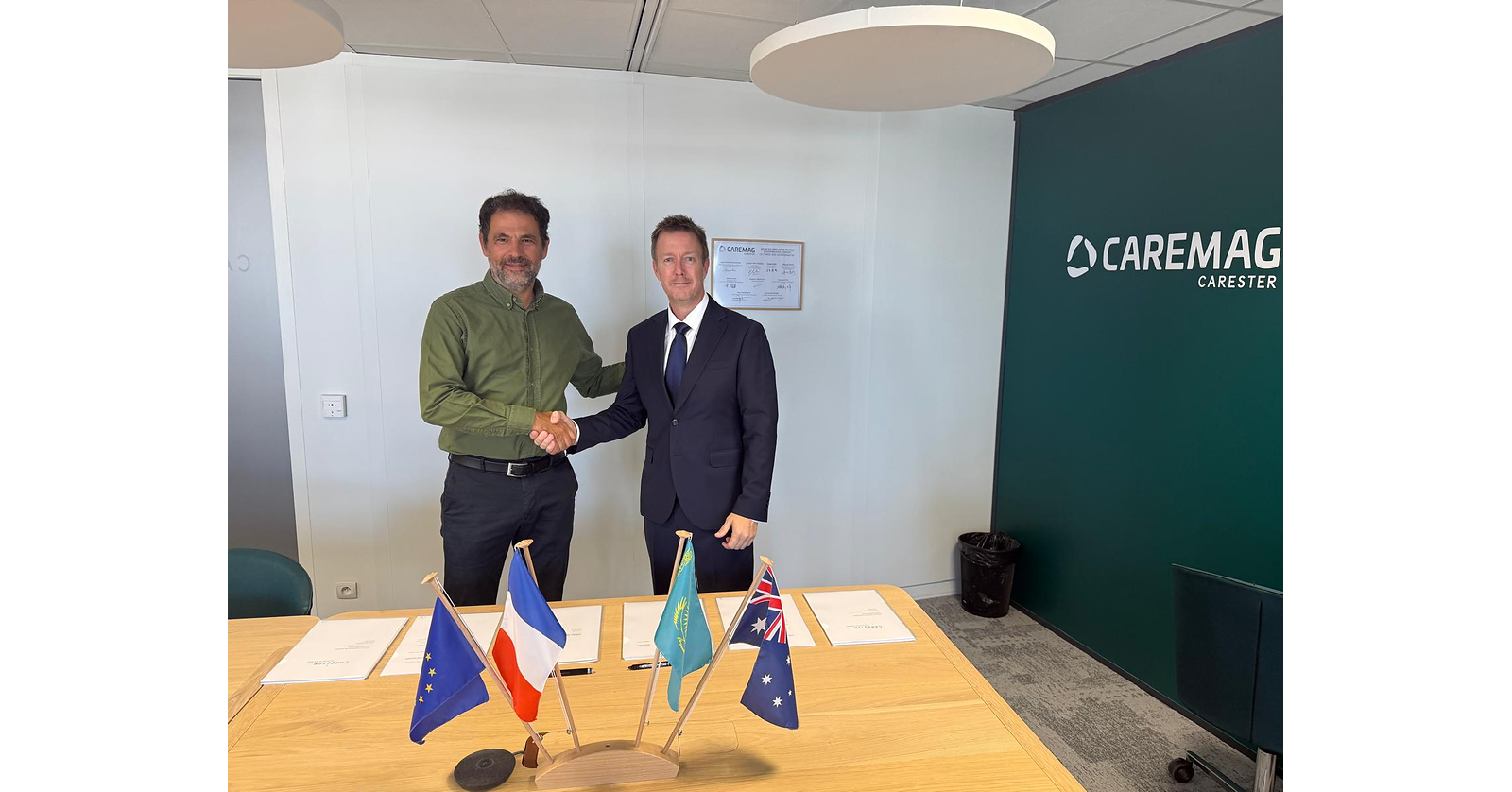 STRATEGIC PARTNERSHIP WITH CARESTER FOR OXIDE SEPARATION DEVELOPMENT AND 10-YEAR OFFTAKE AGREEMENT