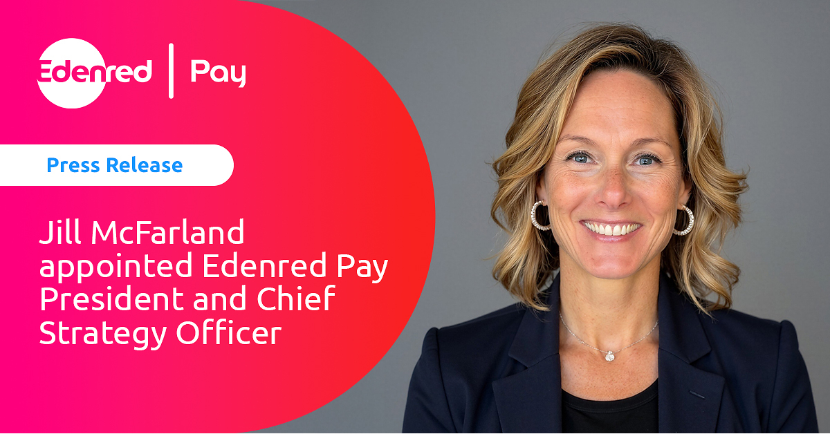 Edenred Pay Appoints Technology Executive Jill McFarland as President and Chief Strategy Officer