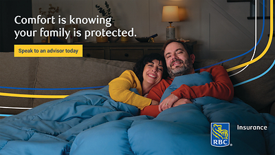 RBC Insurance "Life Moments" campaign: Weighted Blanket