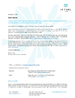 LUCARA ANNOUNCES THAT EURONEXT OSLO BØRS HAS ADMITTED ITS US$350.0 MILLION SENIOR SECURED BONDS TO REGISTRATION ON EURONEXT ABM