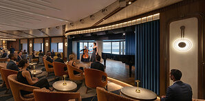 Reimagined Ocean Bar Debuts on Oosterdam with Expanded Entertainment