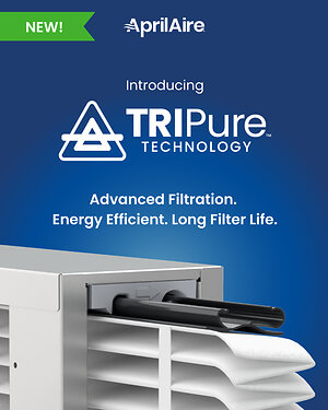 AprilAire Announces Breakthrough Advancement in Home Air Filtration with the Launch of TriPure™ Technology