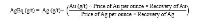 The equivalency formula