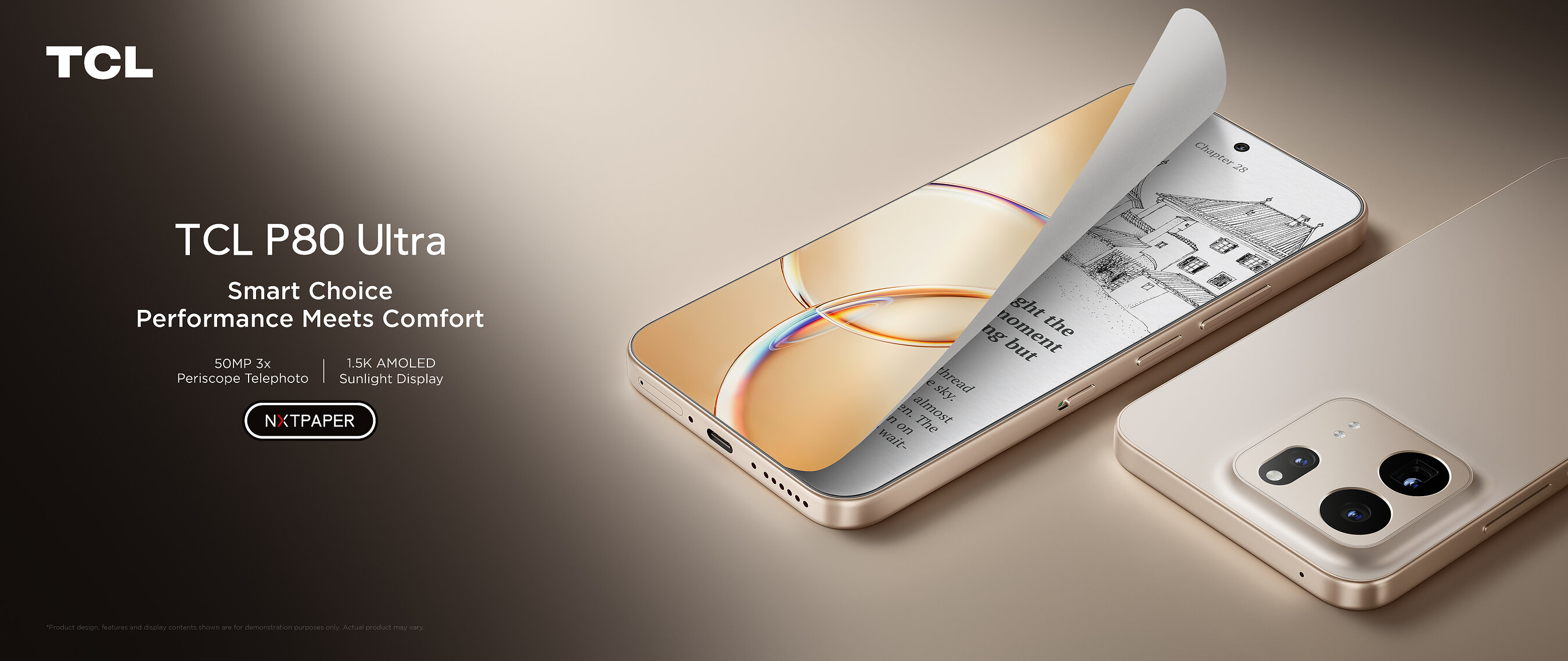 TCL treibt seine Smartphone-Ambitionen mit der P80-Serie auf der IFA 2026 voran