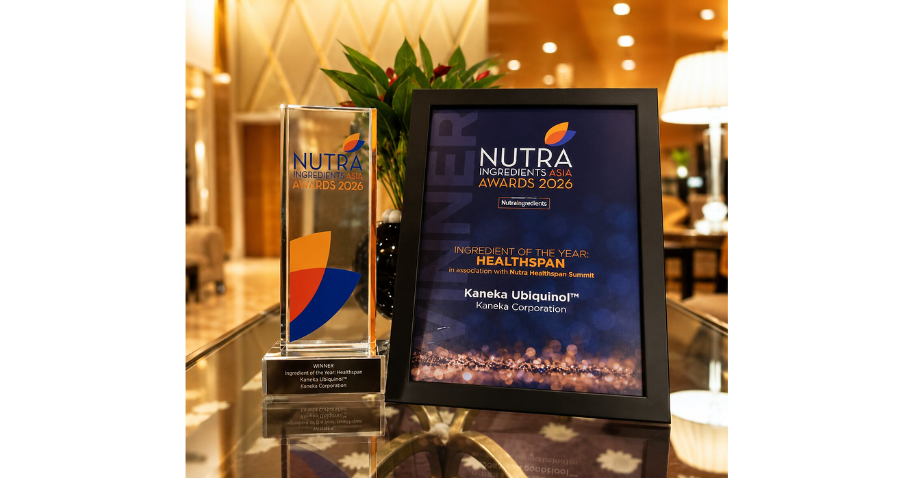 KANEKA UBIQUINOL™ WINS NUTRAINGREDIENTS ASIA INGREDIENT OF THE YEAR: HEALTHSPAN AWARD 2026