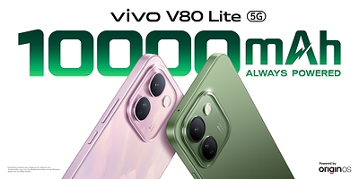 vivo Announces Global Launch of V80 Lite 5G with a 10000 mAh Battery–Built for Life on the Move