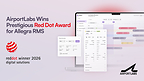 AirportLabs wins at the Red Dot Award: Brands & Communication Design 2026 with Allegra RMS