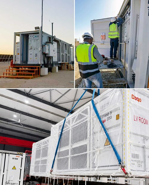 Daqo electrical equipment from delivery to on-site operation. Daqo electrical equipment from delivery to on-site operation.