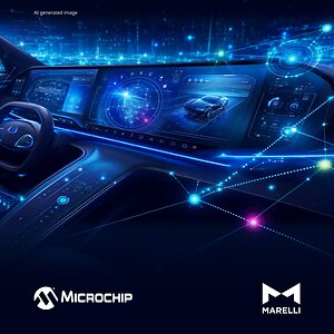 Marelli and Microchip pioneer open-standard display connectivity solution for software-defined vehicles