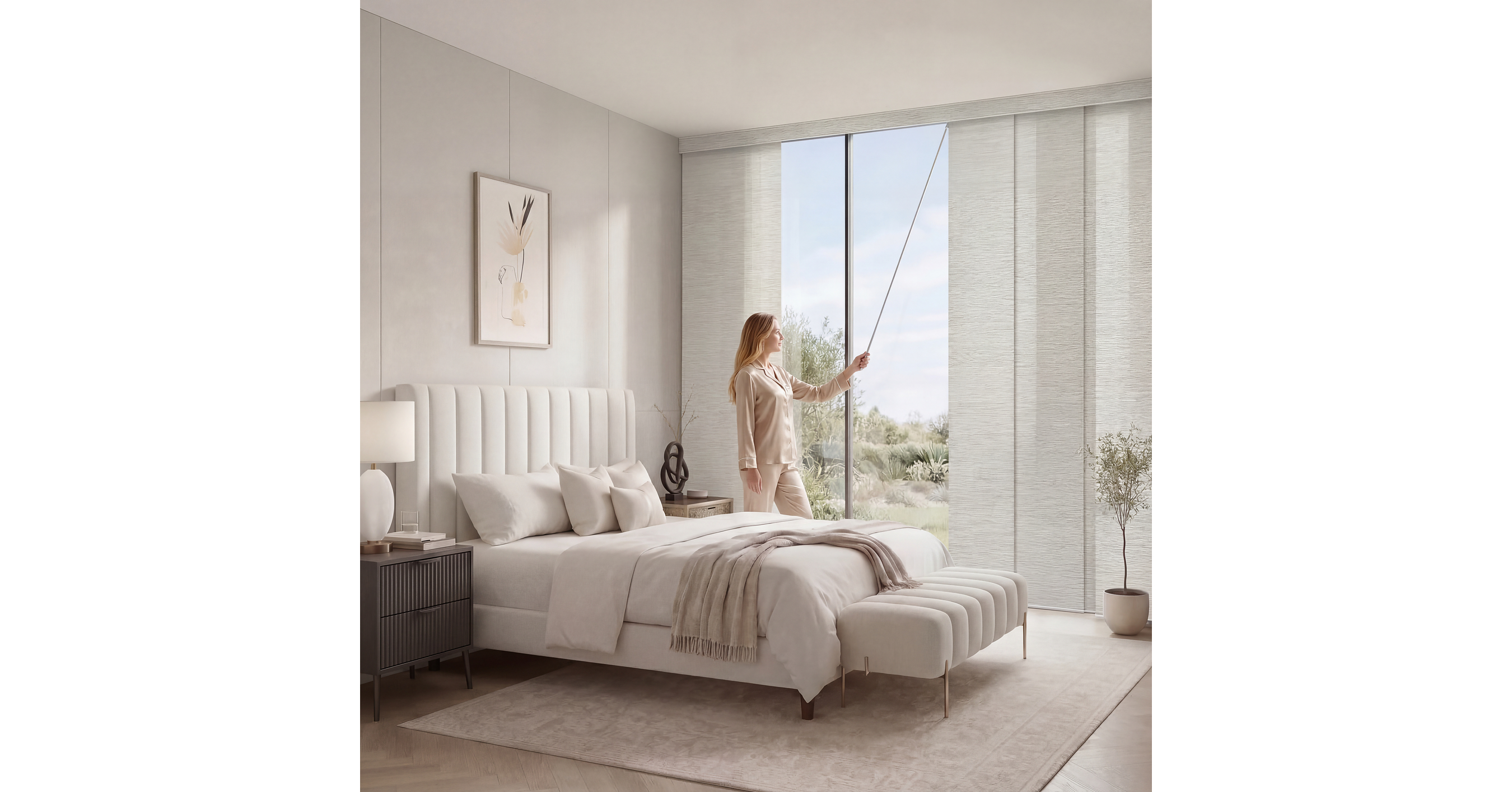 Graywind Manual Sliding Track Blinds 2.0 for Flexible Living Spaces