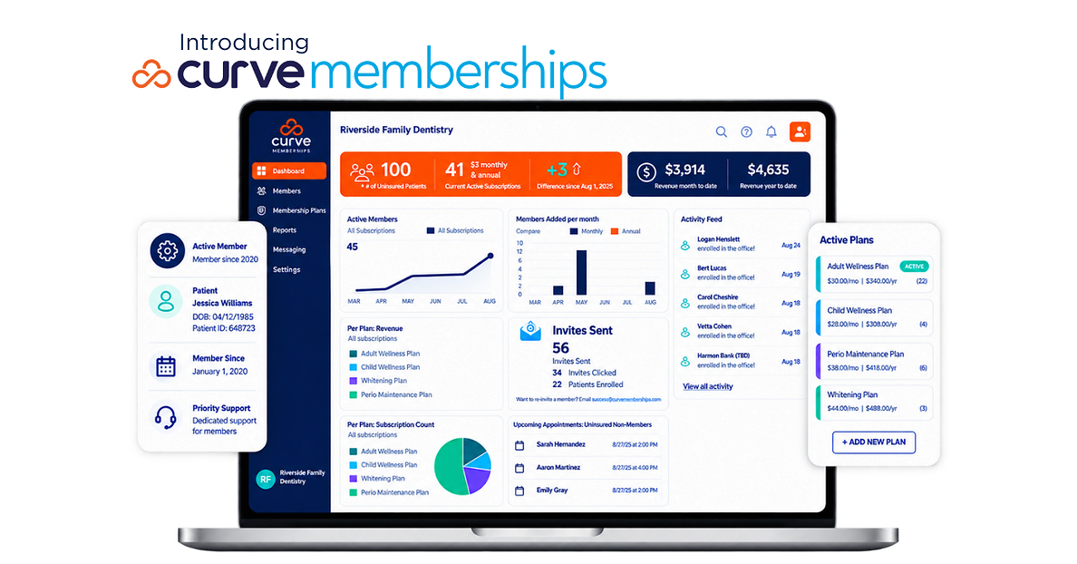 Curve Dental Introduces Curve Memberships, Helping Practices Strengthen Patient Retention & Profitability Through Membership-Driven Care