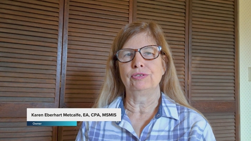 Karen Eberhart Metcalfe - Owner, Eberhart Accounting Services, PC